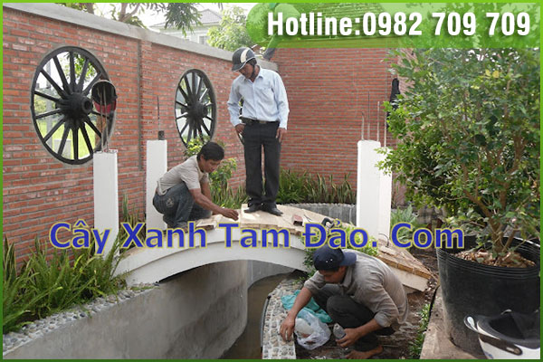 Thi công sân vườn